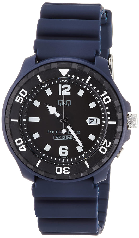 Citizen Q&Q Watch 10 ATM Water Resistance Urethane Band D02A-002VK Men's Blue