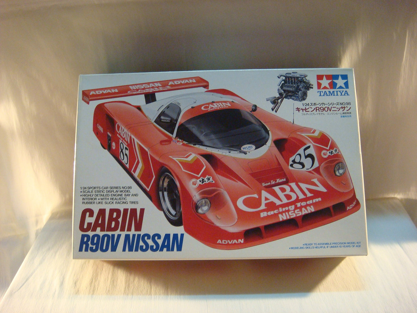 Tamiya 1/24 Cabin R90V Nissan (1/24 Sports Car: 24098)