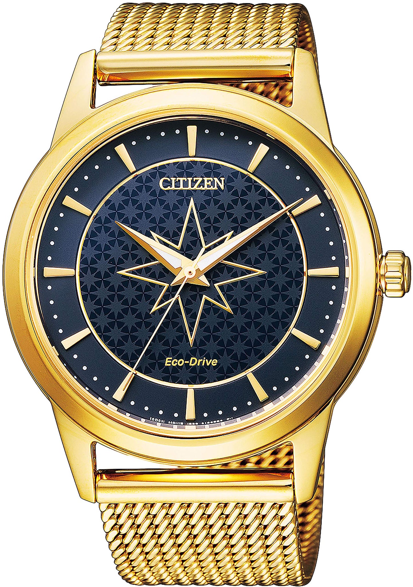 Citizen Watch "Captain Marvel Model" with Original BOX FE7062-51W Men's Gold