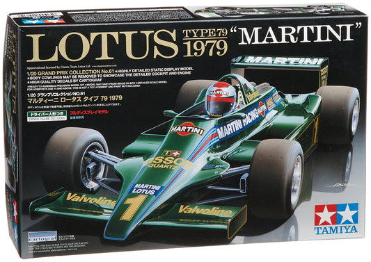 Tamiya 1/20 Grand Prix Collection Series No.61 Martini Lotus 79 1979 Model Kit