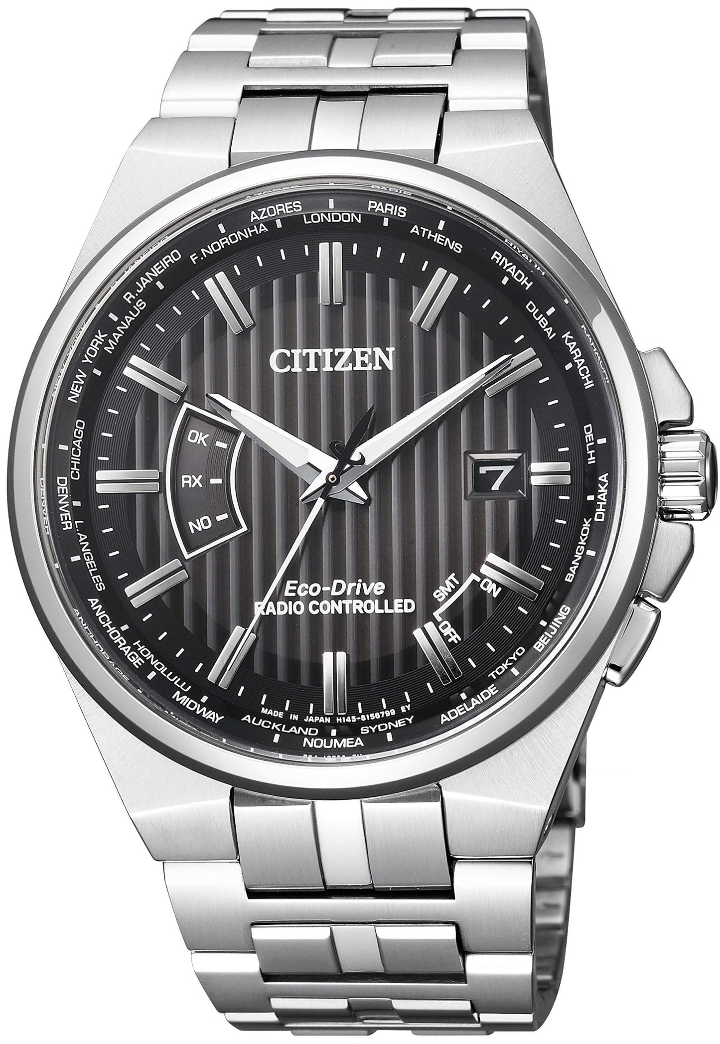 Citizen Watch Collection CB0161-82E Eco-Drive Radio Controlled Watch Direct Flight Men's