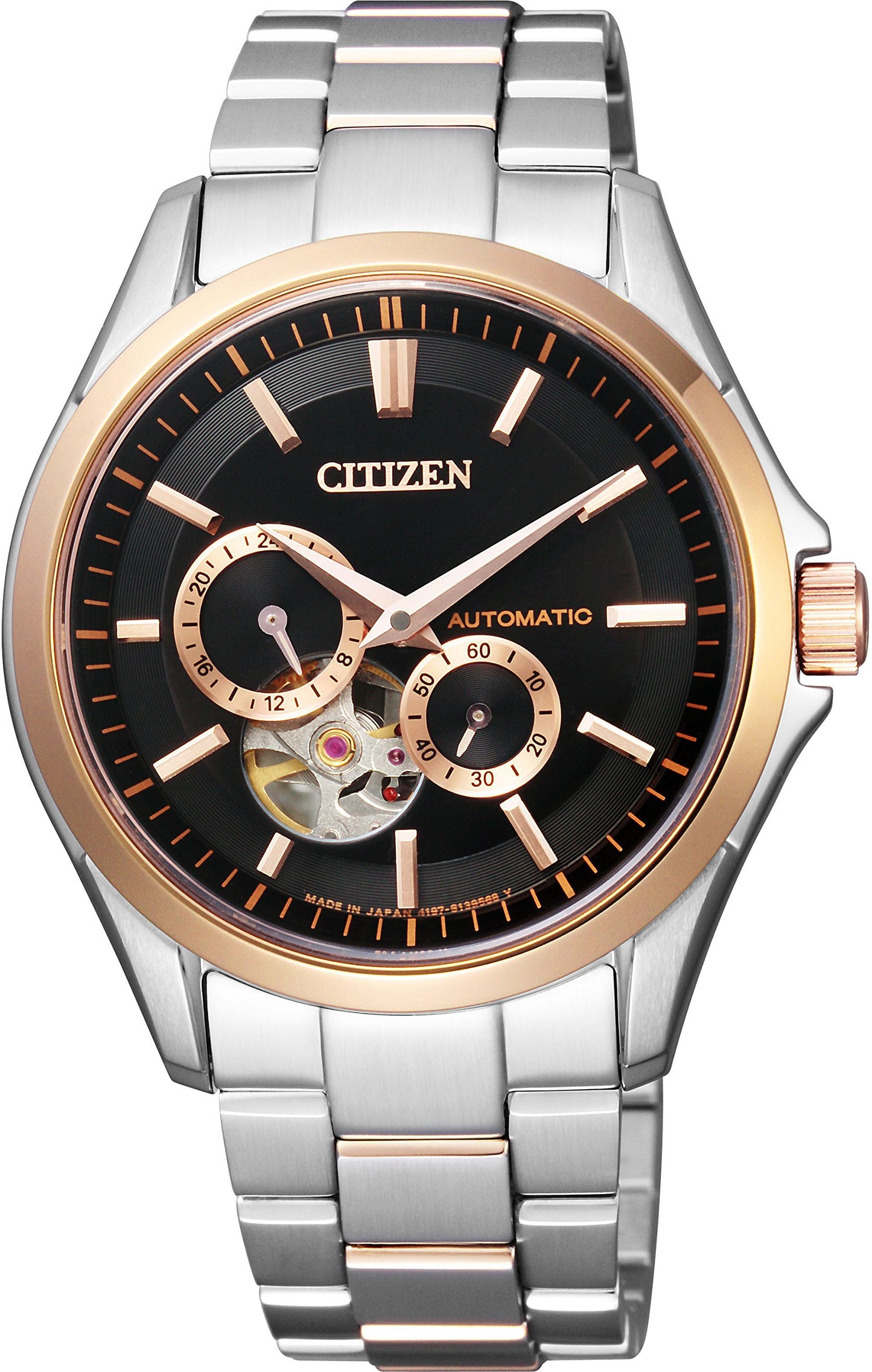 CITIZEN Watch Collection Mechanical Made in Japan See-Through Back NP1014-51E Men's